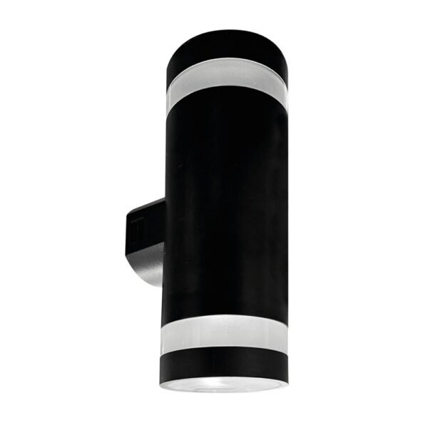 aplique-led-antar-doble-sylvania-18w Aplique LED de pared SYLVANIA Antar doble 18W negro, luz arriba y abajo, cálida 3000K, IP65