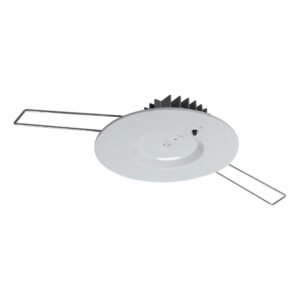 Bala de emergencia LED SYLVANIA 4.5W para incrustar en techo con batería recargable