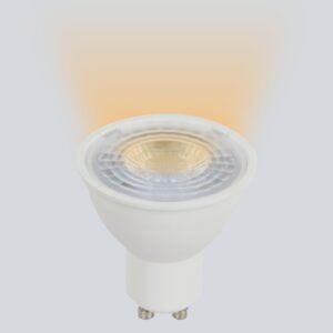 bombillo-led-gu10-6w-sylvania-luz-calida-3000k Bombillo LED GU10 6W SYLVANIA encendido con luz cálida 3000K