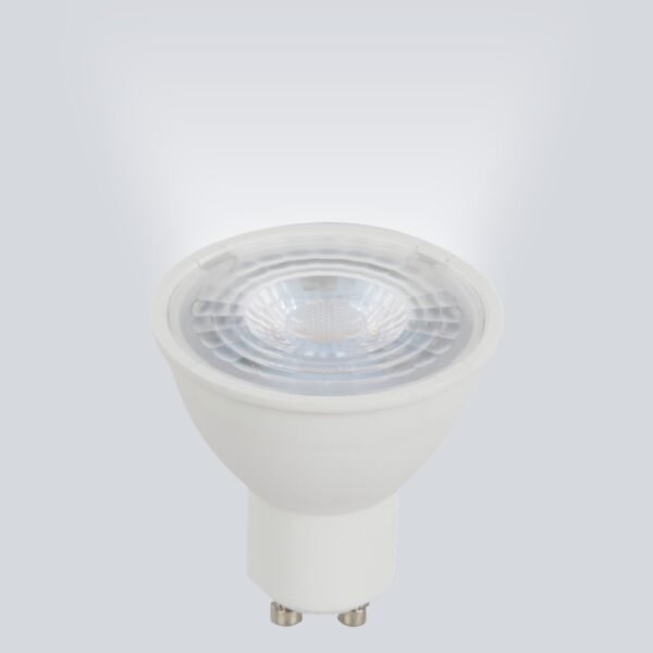 bombillo-led-gu10-6w-sylvania-luz-fria-6500k Bombillo LED GU10 6W SYLVANIA encendido con luz fría blanca 6500K