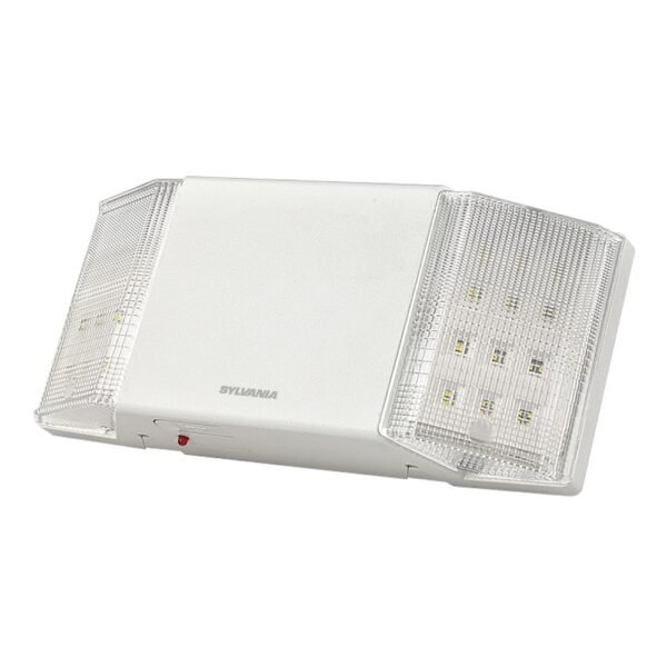 lampara-emergencia-led-sylvania-r2-3w Lámpara de emergencia LED SYLVANIA R2 3W de dos lámparas, recargable, para pared o techo