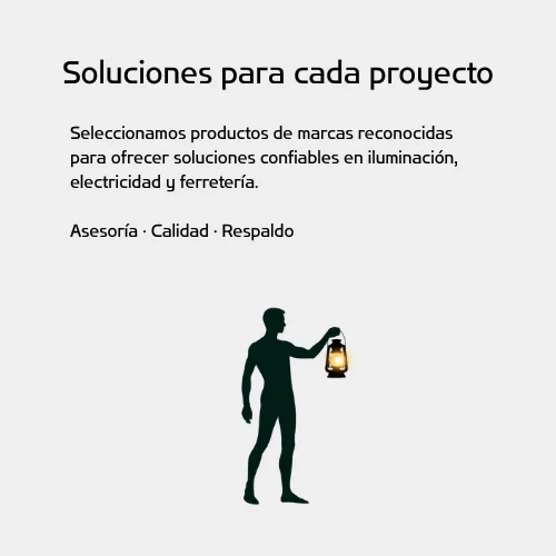 KONLUX: soluciones para cada proyecto en iluminación, electricidad y ferretería. Asesoría, calidad y respaldo.